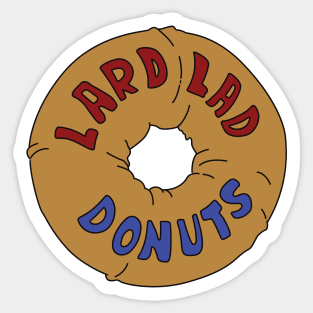 Lard Lad Donut Sticker